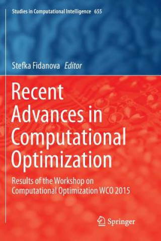Buch Recent Advances in Computational Optimization Stefka Fidanova