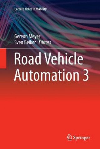 Книга Road Vehicle Automation 3 GEREON MEYER