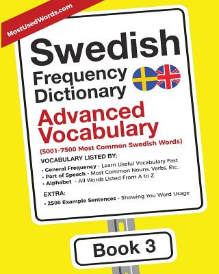 Carte Swedish Frequency Dictionary - Advanced Vocabulary MOSTUSEDWORDS