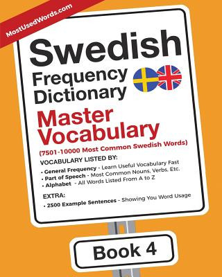 Kniha Swedish Frequency Dictionary - Master Vocabulary MOSTUSEDWORDS