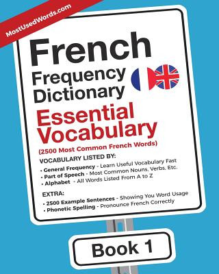 Könyv French Frequency Dictionary - Essential Vocabulary Mostusedwords