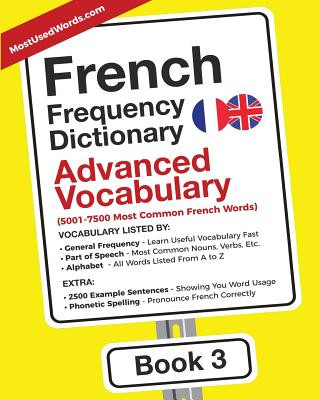 Könyv French Frequency Dictionary - Advanced Vocabulary MOSTUSEDWORDS