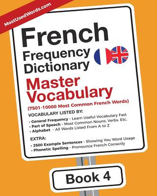 Könyv French Frequency Dictionary - Master Vocabulary MOSTUSEDWORDS