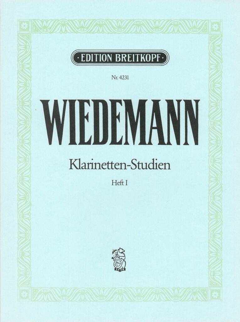 Книга CLARINET STUDIES VOL1 KLARINETTE LUDWIG WIEDEMANN