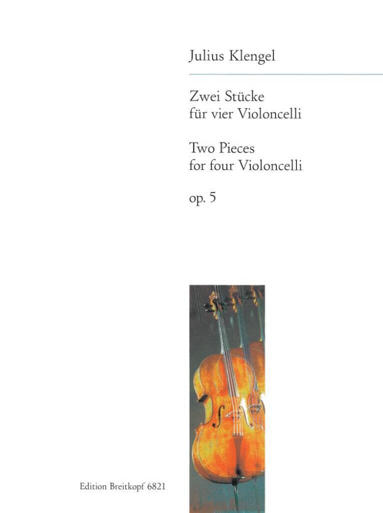 Книга 2 PIECES OP5 OP5 4 VIOLONCELLI JULIUS KLENGEL