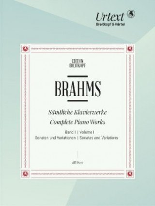 Книга COMPLETE PIANO WORKS VOL1 PIANO JOHANNES BRAHMS