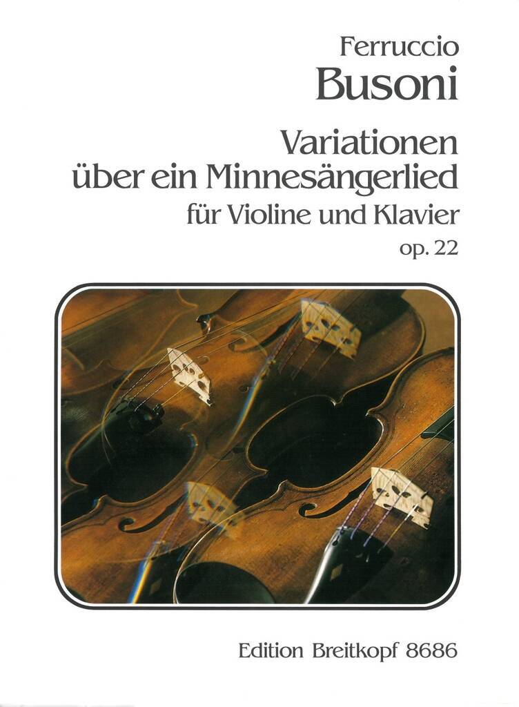 Knjiga VARIATIONS ON A MINNESINGER LIED OP22 BU FERRUCCIO BUSONI