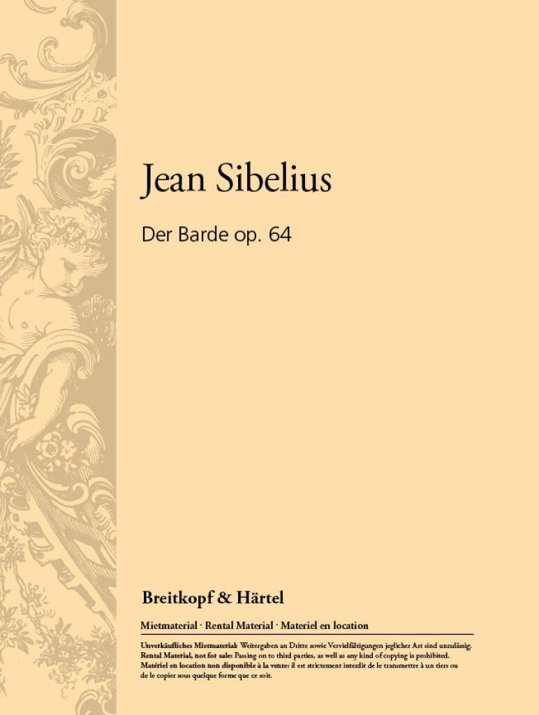 Knjiga BARD OP64 OP64 ORCHESTER STUDY SCORE JEAN SIBELIUS
