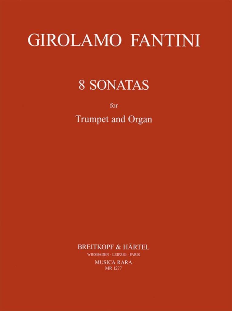 Книга 8 SONATAS TROMPETE ORGEL GIROLAMO FANTINI