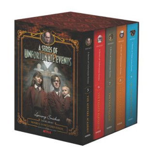Carte A Series of Unfortunate Events #5-9 Netflix Tie-In Box Set Lemony Snicket