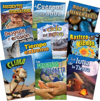 Książka Let's Explore Earth & Space Science Grades 2-3 Spanish, 10-Book Set Teacher Created Materials