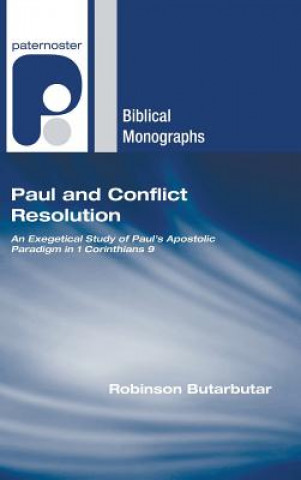 Knjiga Paul and Conflict Resolution Robinson Butarbutar