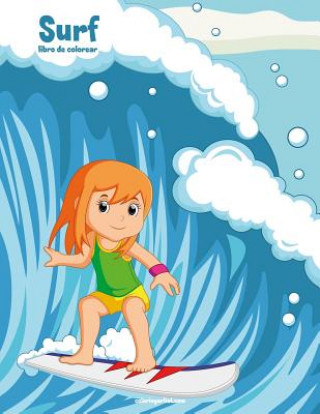 Kniha Surf libro de colorear 1 Nick Snels