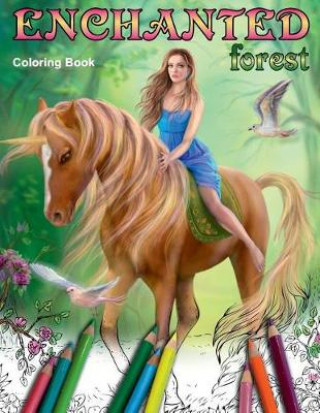 Książka Enchanted Forest. Coloring book Alena Lazareva