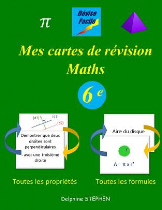 Książka Mes cartes de révision Maths 6e Delphine Stephen