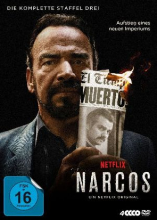 Видео Narcos. Staffel.3, 4 DVD Pedro Pascal