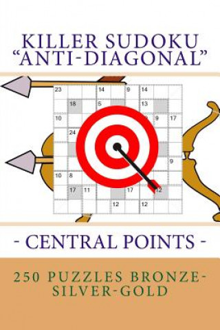 Książka Killer Sudoku "anti-Diagonal" - Central Points - 250 Puzzles Bronze-Silver-Gold: The Best Logical Puzzle for You Andrii Pitenko