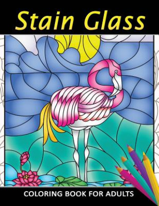 Kniha Stain Glass Coloring Book for Adults: Unique Coloring Book Easy, Fun, Beautiful Coloring Pages for Adults and Grown-up Kodomo Publishing