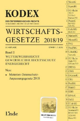 Книга KODEX Wirtschaftsgesetze 2018/19 (f. Österreich). Bd.2 Georg Konetzky