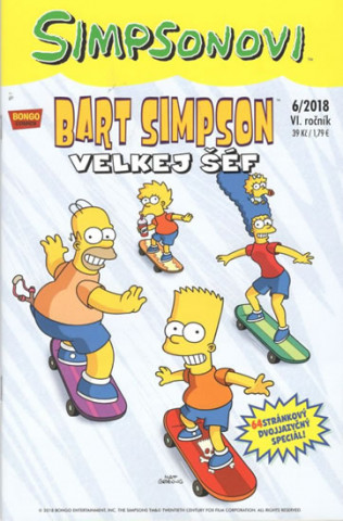 Kniha Bart Simpson Velkej šéf collegium