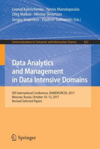 Carte Data Analytics and Management in Data Intensive Domains Leonid Kalinichenko