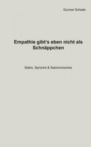 Книга Empathie gibts eben nicht als Schnappchen Gunnar Schade