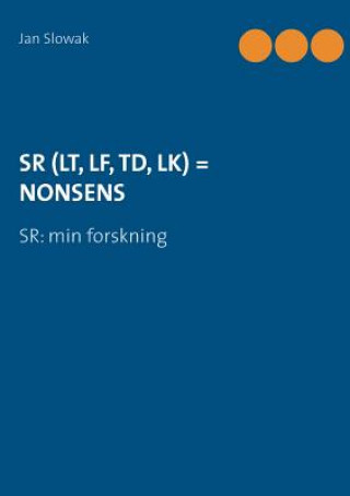 Kniha Sr (Lt, Lf, Td, Lk) = Nonsens Jan Slowak