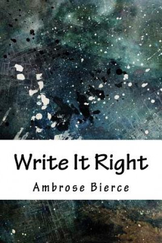 Knjiga Write It Right Ambrose Bierce
