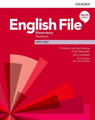 Könyv English File Fourth Edition Elementary Workbook with Answer Key Christina Latham-Koenig