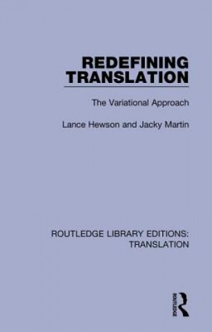 Könyv Redefining Translation Lance Hewson