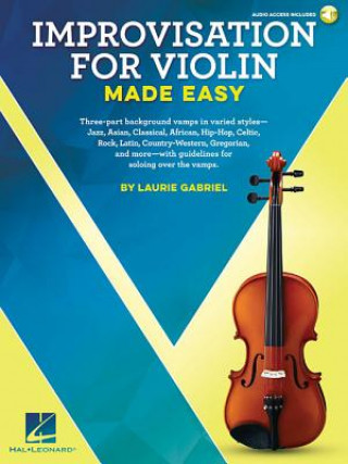 Könyv Improvisation for Violin Made Easy Laurie Gabriel