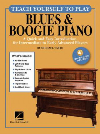 Book Teach Yourself to Play Blues & Boogie Piano Michael Tarro