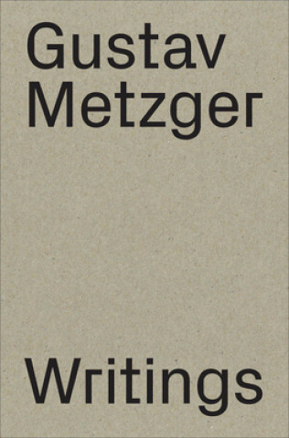 Książka Gustav Metzger 