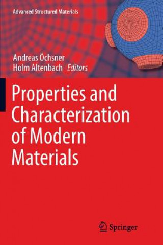 Carte Properties and Characterization of Modern Materials ANDREAS CHSNER