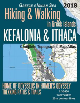 Carte Kefalonia & Ithaca Complete Topographic Map Atlas 1 Sergio Mazitto
