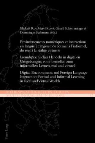 Könyv Environnements numeriques et interactions en langue etrangere : du formel a l'informel, du reel a la realite virtuelle Mickaël Roy