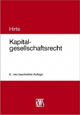 Carte Kapitalgesellschaftsrecht Heribert Hirte