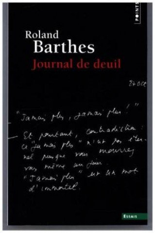 Könyv Journal de deuil Roland Barthes