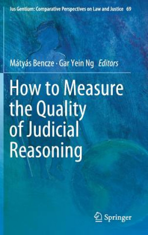 Libro How to Measure the Quality of Judicial Reasoning Mátyás Bencze