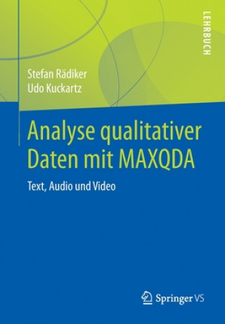 Kniha Analyse Qualitativer Daten Mit Maxqda Stefan Rädiker