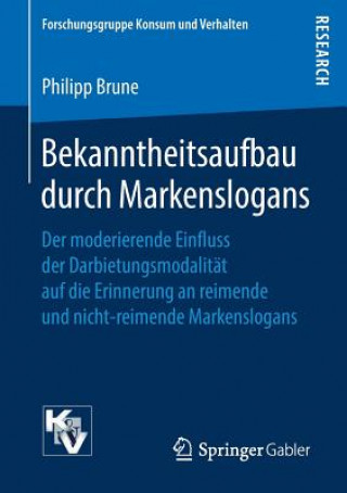 Kniha Bekanntheitsaufbau Durch Markenslogans Philipp Brune