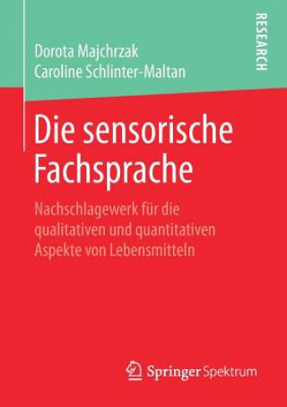 Knjiga Die Sensorische Fachsprache Dorota Majchrzak