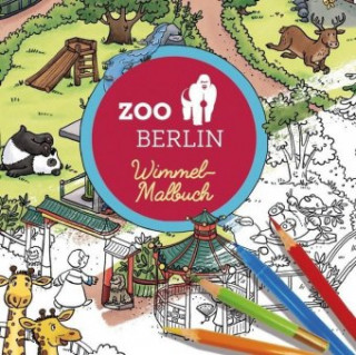 Βιβλίο Zoo Berlin Wimmel-Malbuch Carolin Görtler