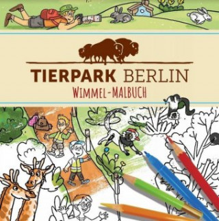 Carte Tierpark Berlin Wimmel-Malbuch Igor Lange