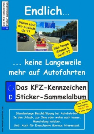 Carte Das KFZ-Kennzeichen Sticker-Sammelalbum Philipp Gesierich