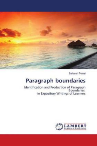 Knjiga Paragraph boundaries Bahareh Toluei