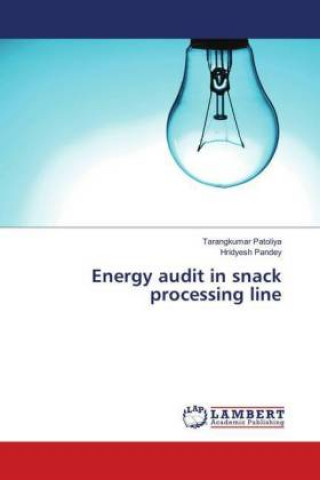 Kniha Energy audit in snack processing line Tarangkumar Patoliya