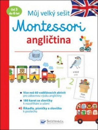 Kniha Můj velký sešit Montessori - Angličtina Lydie Barusseauová
