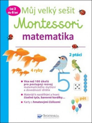 Книга Můj velký sešit Montessori matematika Delphine Urvoyová
