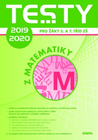 Könyv Testy 2019 -2020 z matematiky pro žáky 5. a 7. tříd ZŠ 